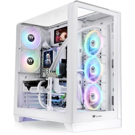 Корпус Thermaltake View 390 TG White без Б/П	 (CA-11F-00M6WN-01)