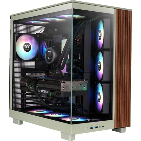 Корпус Thermaltake View 380 XL WS ARGB Matcha Green, (CA-11E-00MEWN-WS)