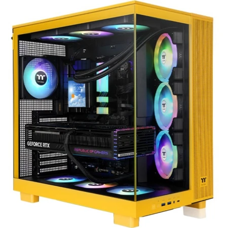 Корпус Thermaltake View 380 XL TG ARGB Bumblebee, (CA-11E-00M4WN-00)