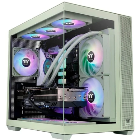 Корпус Thermaltake View 380 TG ARGB Matcha Green, (CA-1Z2-00MEWN-00)