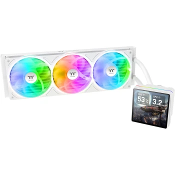 Водяное охлаждение Thermaltake TH360 V3 Ultra ARGB Sync Snow, (CL-W476-PL12SW-A)