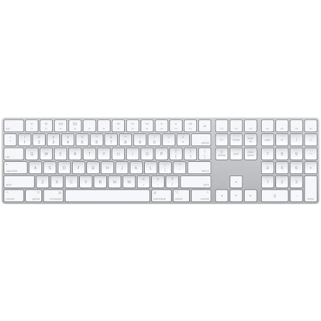 Клавиатура Apple Magic with Numeric Keypad Silver, (MXCJ3RS/A) Клавиатура Apple Magic with Numeric Keypad Silver, (MXCJ3RS/A)