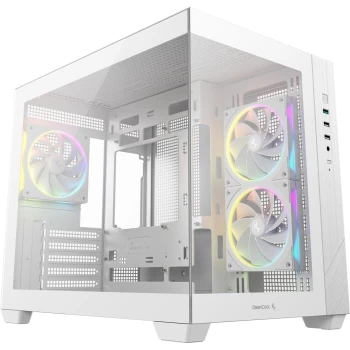 Корпус DeepCool CG330 3F White, (R-CG330-WHNGM3-G)