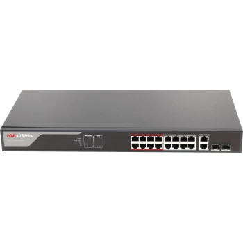 Коммутатор Hikvision DS-3E1318P-EI (B)