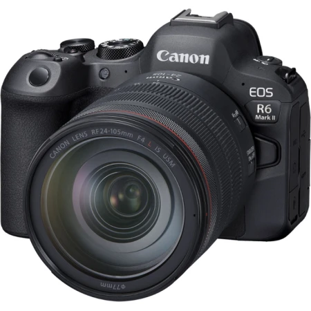 Цифровой фотоаппарат Canon EOS R6 Mark II + RF 24-105mm L, (5666C014AA) Цифровой фотоаппарат Canon EOS R6 Mark II + RF 24-105mm L, (5666C014AA)