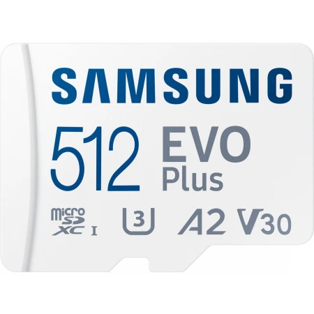 Карта памяти Samsung EVO Plus microSD 512GB, Class 3 UHS-I U3, (MB-MC512SA/EU) Карта памяти Samsung EVO Plus microSD 512GB, Class 3 UHS-I U3, (MB-MC512SA/EU)