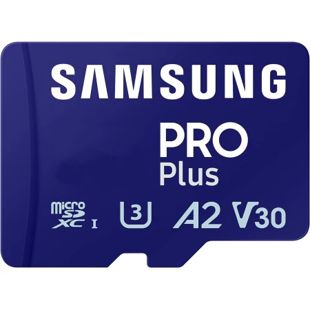 Карта памяти Samsung Pro Plus microSD 128GB, Class 3 UHS-I U3, (MB-MD128SA/EU) Карта памяти Samsung Pro Plus microSD 128GB, Class 3 UHS-I U3, (MB-MD128SA/EU)