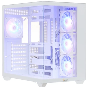 Корпус Ocypus Gamma C74 ARGB White, (Gamma-C74-WHD400XX-GL)
