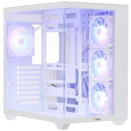 Корпус Ocypus Gamma C74 ARGB White, (Gamma-C74-WHD400XX-GL) Корпус Ocypus Gamma C74 ARGB White, (Gamma-C74-WHD400XX-GL)
