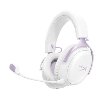 Гарнитура HyperX Cloud III S Wireless White-Lavender, (D95DFAA)