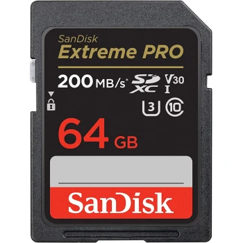 Карта памяти SanDisk Extreme Pro 64GB, Class 3 UHS-I U3, (SDSDXXU-064G-GN4IN) Карта памяти SanDisk Extreme Pro 64GB, Class 3 UHS-I U3, (SDSDXXU-064G-GN4IN)