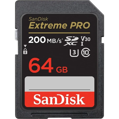 Карта памяти SanDisk Extreme Pro 64GB, Class 3 UHS-I U3, (SDSDXXU-064G-GN4IN) Карта памяти SanDisk Extreme Pro 64GB, Class 3 UHS-I U3, (SDSDXXU-064G-GN4IN)