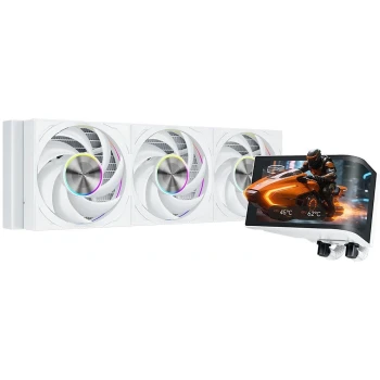 Водяное охлаждение PCCooler DV360 ARGB Display, White