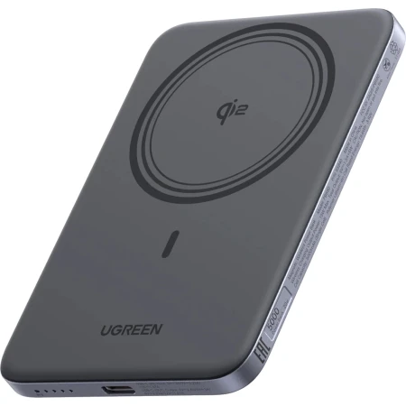 Power Bank Ugreen MagFlow Air PB580 5000mAh Gray, (75984B) Power Bank Ugreen MagFlow Air PB580 5000mAh Gray, (75984B)