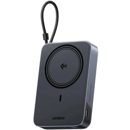 Power Bank Ugreen MagFlow PB568 10000mAh, (65176B) Power Bank Ugreen MagFlow PB568 10000mAh, (65176B)