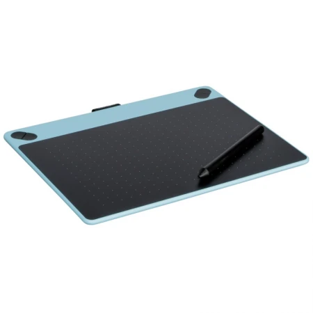 Графический планшет Wacom Intuos Art Medium, Black-Blue, 8.5"x5.3",беспроводное перо,USB+ код для ПО