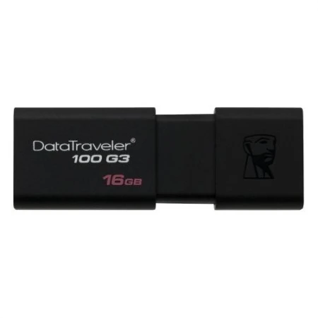 USB Флешка Kingston 16GB 3.0 DT100G3/16GB черный
