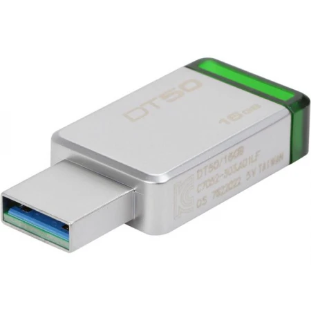 USB Флешка Kingston 16GB 3.0 DT50/16GB металл