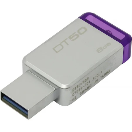 USB Флешка Kingston 8GB 3.0 DT50/8GB металл
