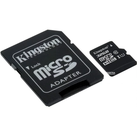 Карта памяти Kingston MicroSD 32GB Class 10 U1 SDCS/32GB