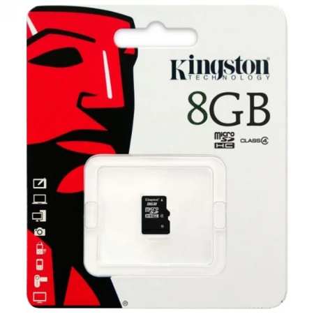 Карта памяти Kingston MicroSD 8GB Class 4 SDC4/8GB