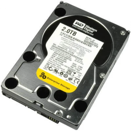 Жёсткий диск Western Digital 2Tb, RE4-GP, eHDD, 3.5", 7200rpm, 64MB, SATA-II 3Gb/s, WD2002FYPS