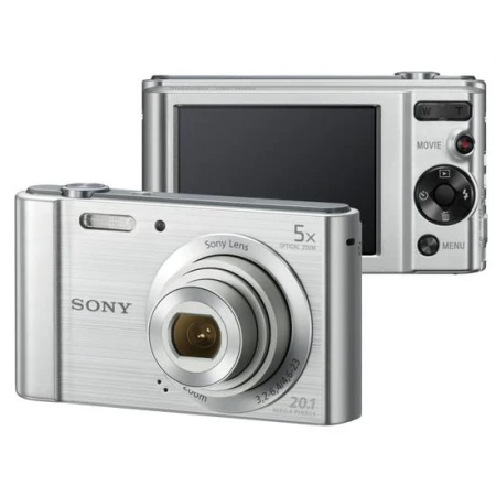 Компактный фотоаппарат Sony DSC-W800 Серебро