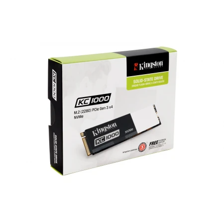 SSD диск Kingston KC1000 960Gb, NVMe, M2, MLC, SKC1000/960G