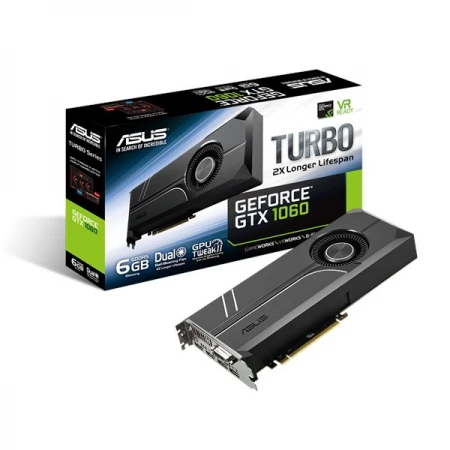 Видеокарта Asus nVidia GeForce GTX 1060 Turbo, 6Gb, TURBO-GTX1060-6G