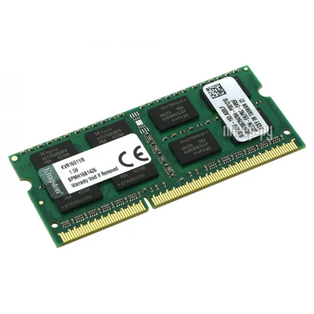 ОЗУ Kingston ValueRAM 8GB 1600MHz SODIMM DDR3, (KVR16S11/8)