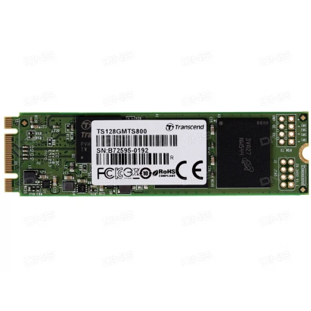 SSD диск Transcend TS128GMTS800, 128GB SSD M.2 2280 SATA3, MLC SSD диск Transcend TS128GMTS800, 128GB SSD M.2 2280 SATA3, MLC