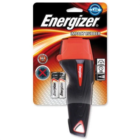 Фонарь Energizer IMPACT 2x AA черно-красный
