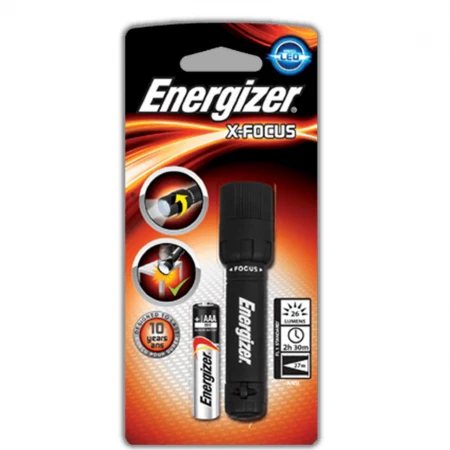Фонарь Energizer X-Focus 1x AAA черный