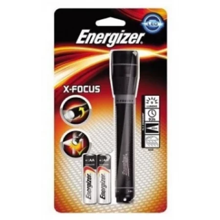 Фонарь Energizer X-Focus 2x AA черный