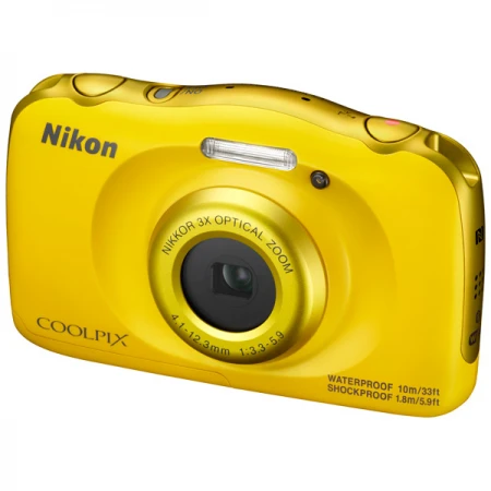 Компактный фотоаппарат Nikon CoolPix W100, 13.2Mpx, 4.1-12.3mm, 3x zoom,JPEG,f/3.3-5.9,2.7'',Li-Ion,Yellow Компактный фотоаппарат Nikon CoolPix W100, 13.2Mpx, 4.1-12.3mm, 3x zoom,JPEG,f/3.3-5.9,2.7'',Li-Ion,Yellow