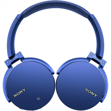 Гарнитура Sony MDR-XB950B1 Extra Bass, 3Hz-28kHz, mic 50-8kHz, 97 dB,USB,BT,NFC,1.2m,Blue