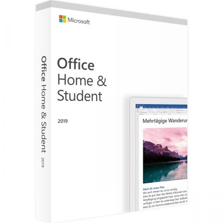 Microsoft Office Home and Student 2019, 1ПК, 32-bit/x64, Kazakhstan Only Medialess, BOX