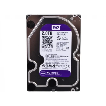 Жёсткий диск Western Digital Purple 2TB, (WD20PURX)