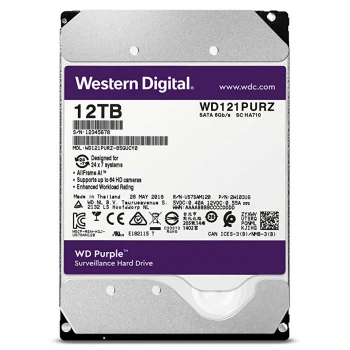 Western Digital Purple 12TB, (WD121PURZ)