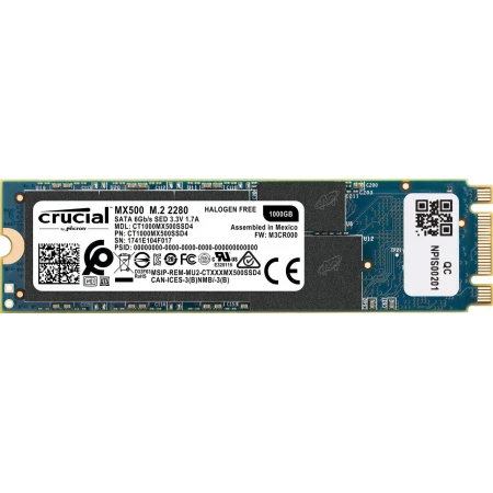 SSD диск Crucial MX500 1TB, (CT1000MX500SSD4)