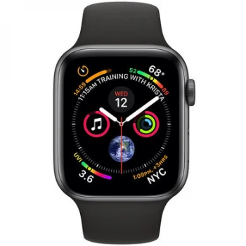 Смарт-часы Apple Watch Series 4, 40mm Space Grey Aluminium Case with Black Sport Band, (MU662)