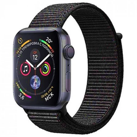 Смарт-часы Apple Watch Series 4, 40mm Space Gray Aluminium Case with Black Sport Loop, (MU672)