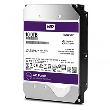 Жёсткий диск Western Digital Purple 10TB, (WD101PURZ)