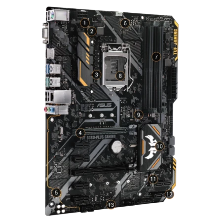 Материнская плата Asus TUF B360-Plus Gaming Материнская плата Asus TUF B360-Plus Gaming