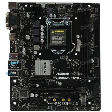 Материнская плата ASRock H310CM-HDV/M.2 Материнская плата ASRock H310CM-HDV/M.2