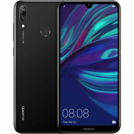 Смартфон Huawei Y7 (2019) 32GB, Midnight Black Смартфон Huawei Y7 (2019) 32GB, Midnight Black