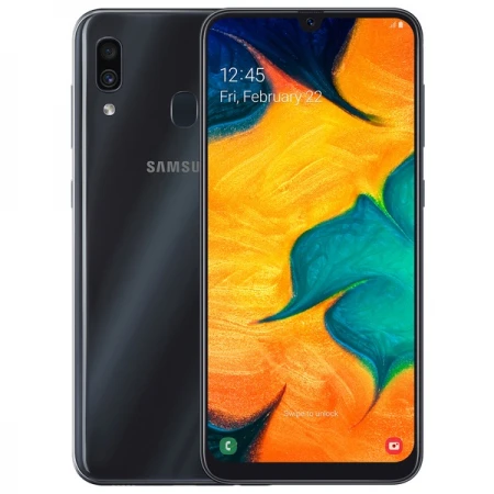 Смартфон Samsung Galaxy A30 32GB, Black Смартфон Samsung Galaxy A30 32GB, Black