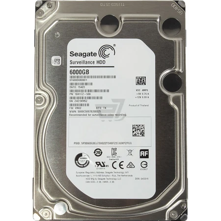 Seagate Surveillance 6TB, (ST6000VX0001) Жоғары диск