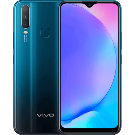 Смартфон Vivo Y17 64GB, Mineral Blue Смартфон Vivo Y17 64GB, Mineral Blue