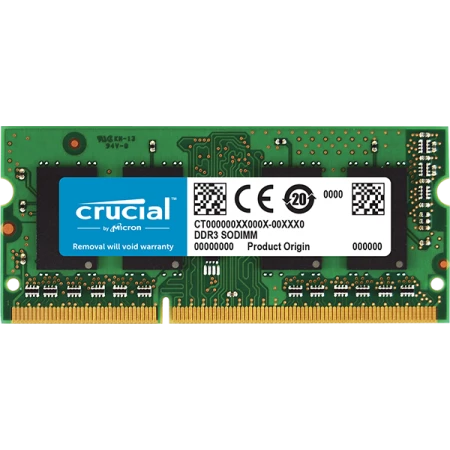 ОЗУ Crucial PC3-12800 8GB 1600MHz SODIMM DDR3, (CT102464BF160B)